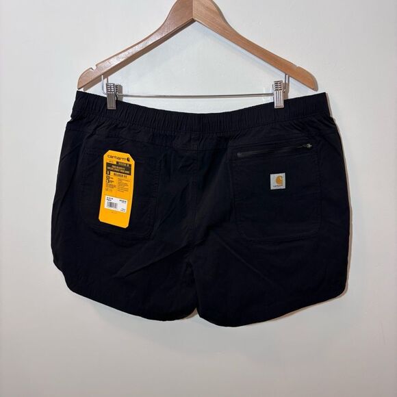 Carhartt Women’s Force Relaxed Fit Ripstop Shorts NEW size XL/16-18 Black - Picture 5 of 15